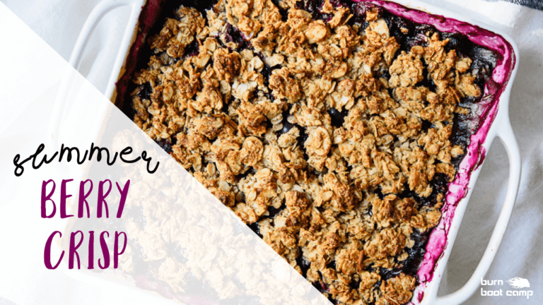summer berry crisp